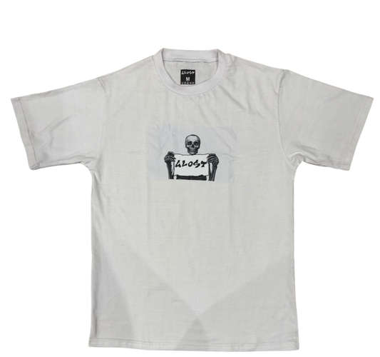 White Skull Tee